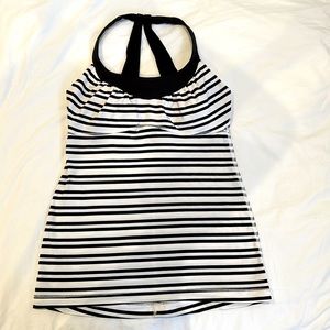 EUC/vguc lululemon striped top sz 6